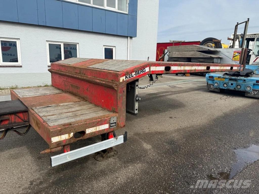 Kel-Berg 4 AXLE , LAST 2 AXLE STEERING, 6M EXTENDABLE Låg lastande semi trailer