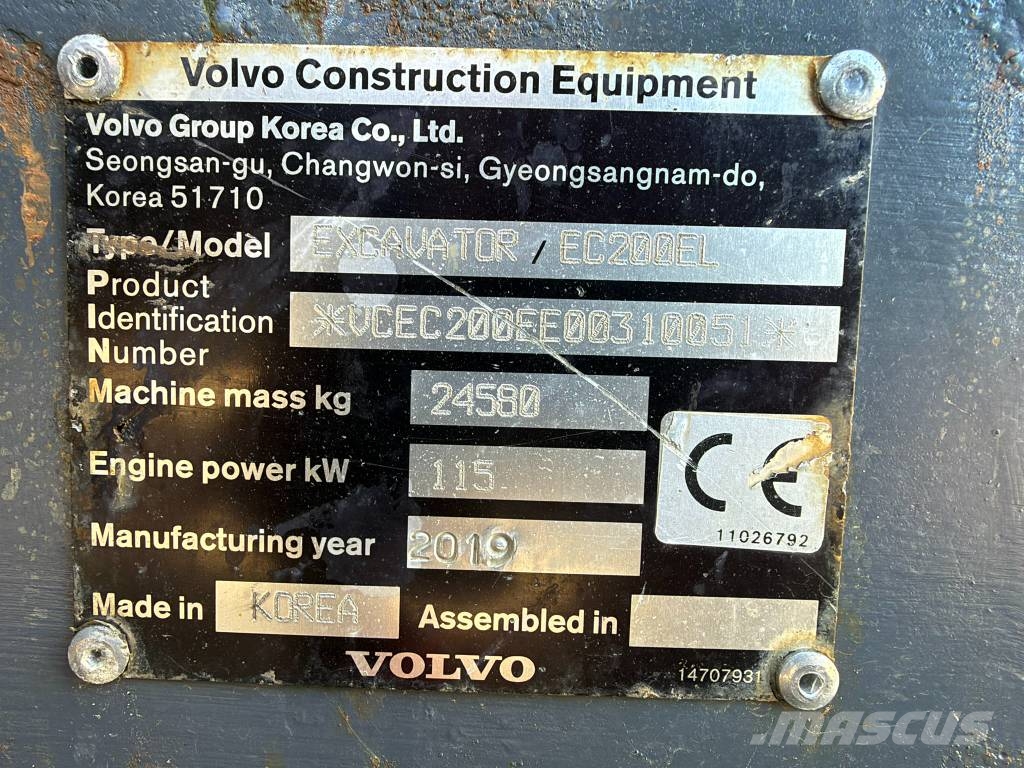 Volvo EC 200 EL Escavatori cingolati