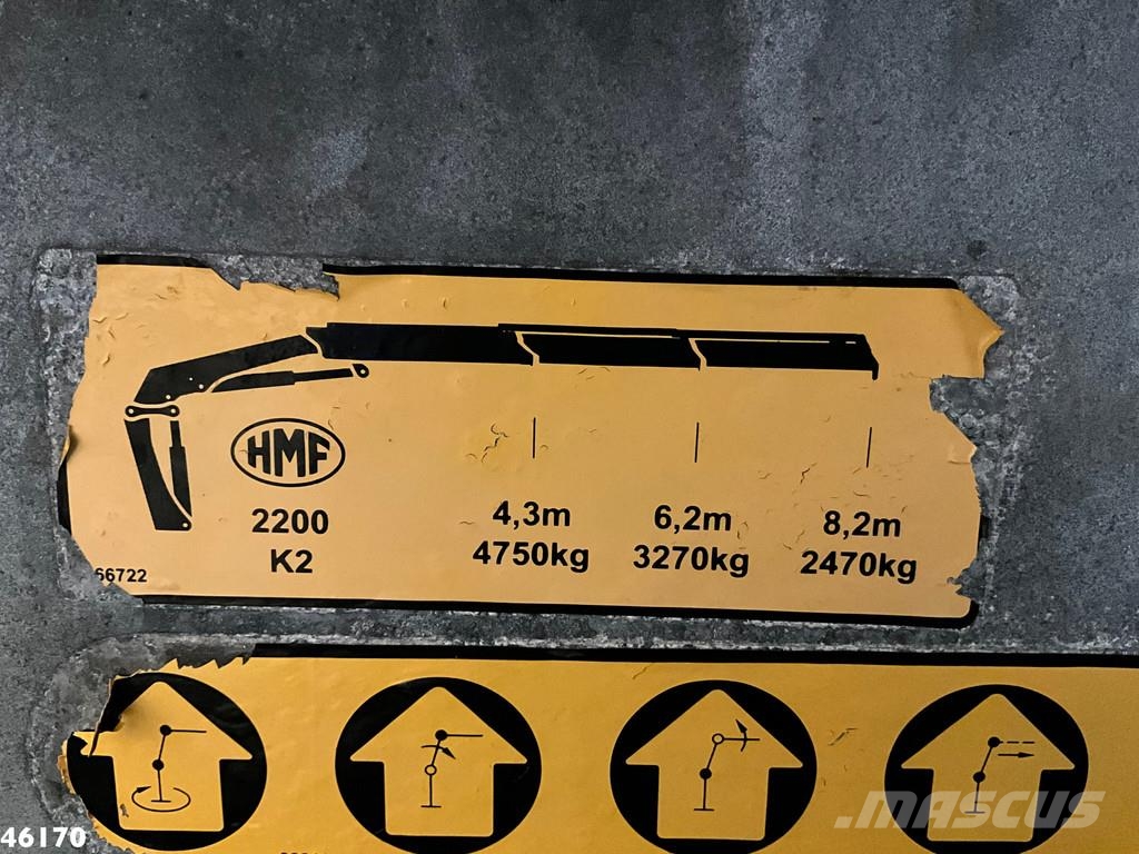 Volvo FH 420 8x4 HMF 22 Tonmeter laadkraan شاحنات قلابة