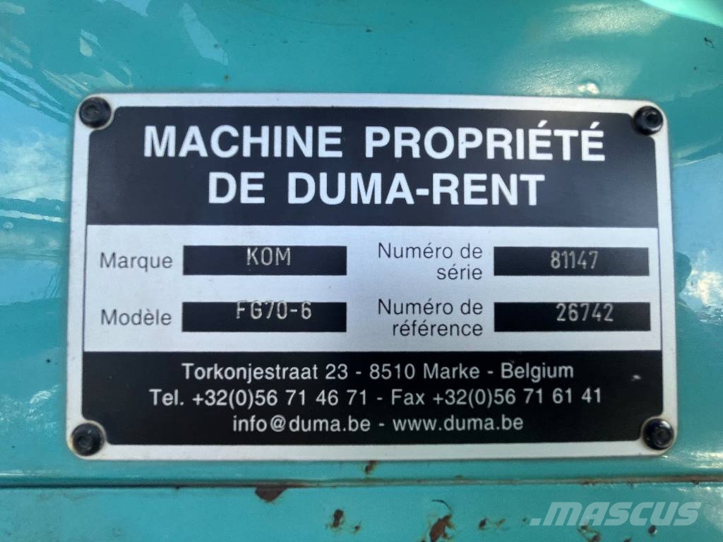 Komatsu FG70T-6 V-2003 IO LPG heftrucks