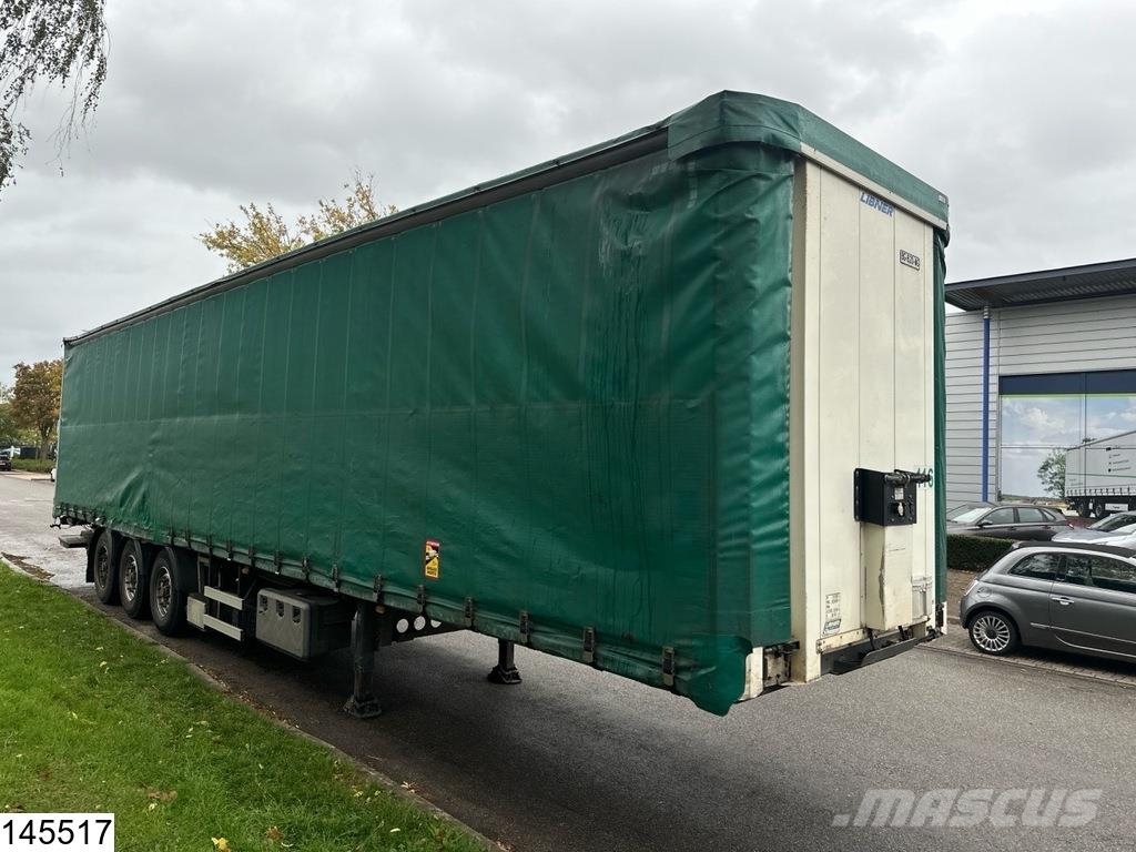 Lecitrailer Tautliner Lift Axle, Dhollandia Perdeli yari çekiciler