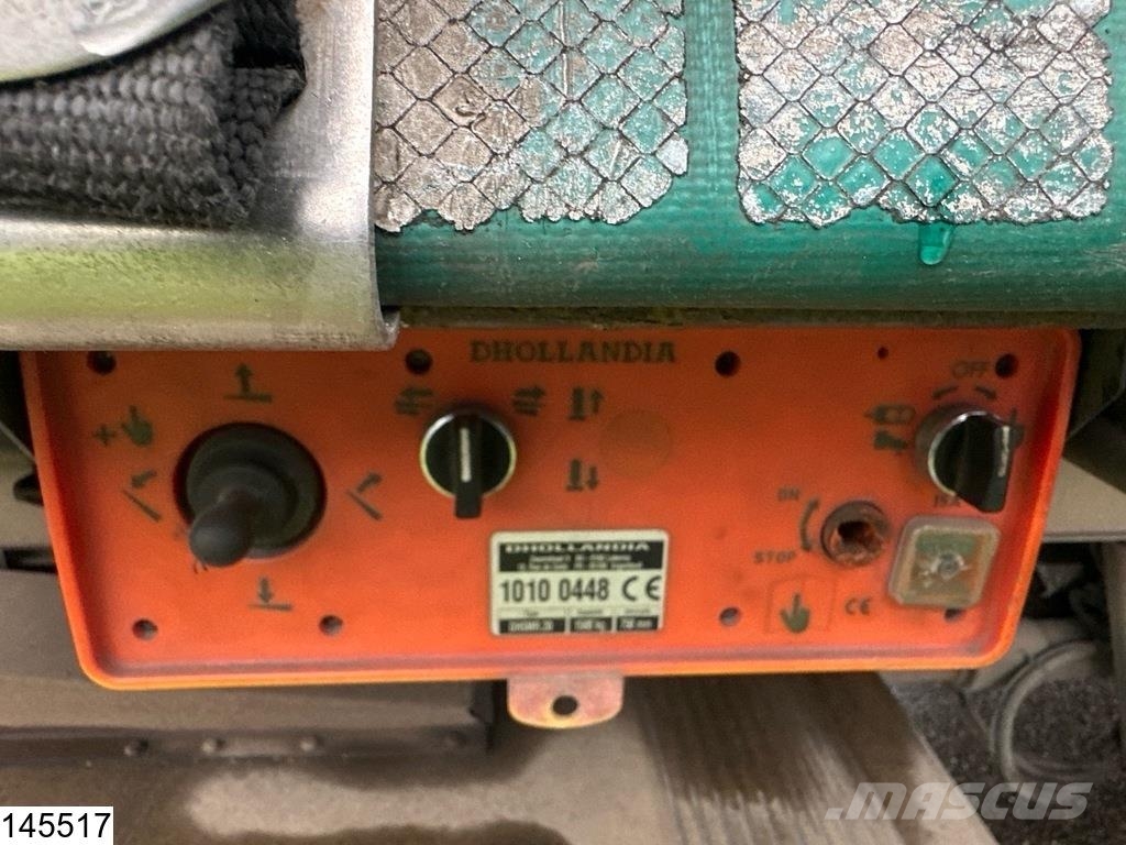 Lecitrailer Tautliner Lift Axle, Dhollandia Perdeli yari çekiciler
