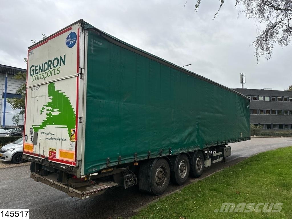 Lecitrailer Tautliner Lift Axle, Dhollandia Perdeli yari çekiciler