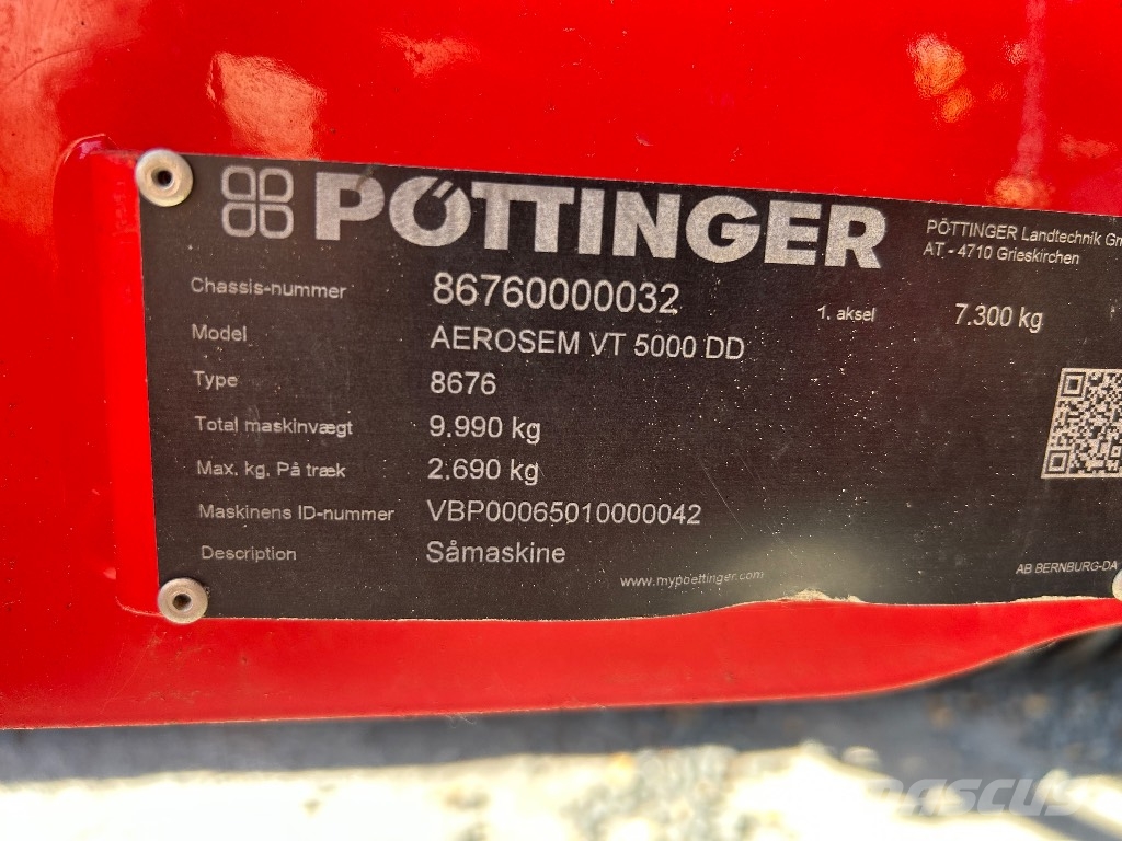 Pöttinger Aerosem VT5000 مثاقيب مدمجة
