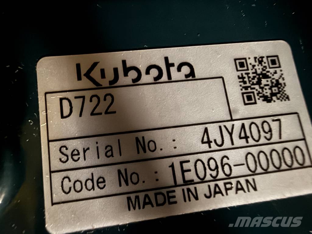 Kubota D722 - MPS103DE- 10 kVA - 1 ph. Genset - DPX-25119 Générateurs diesel