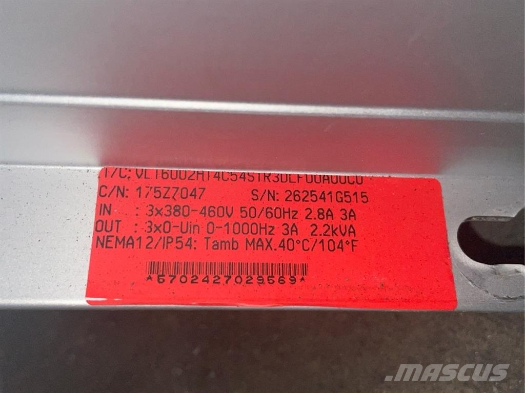 Sauer Danfoss VLT6002-175Z7047-Frequentieregelaar Electronics