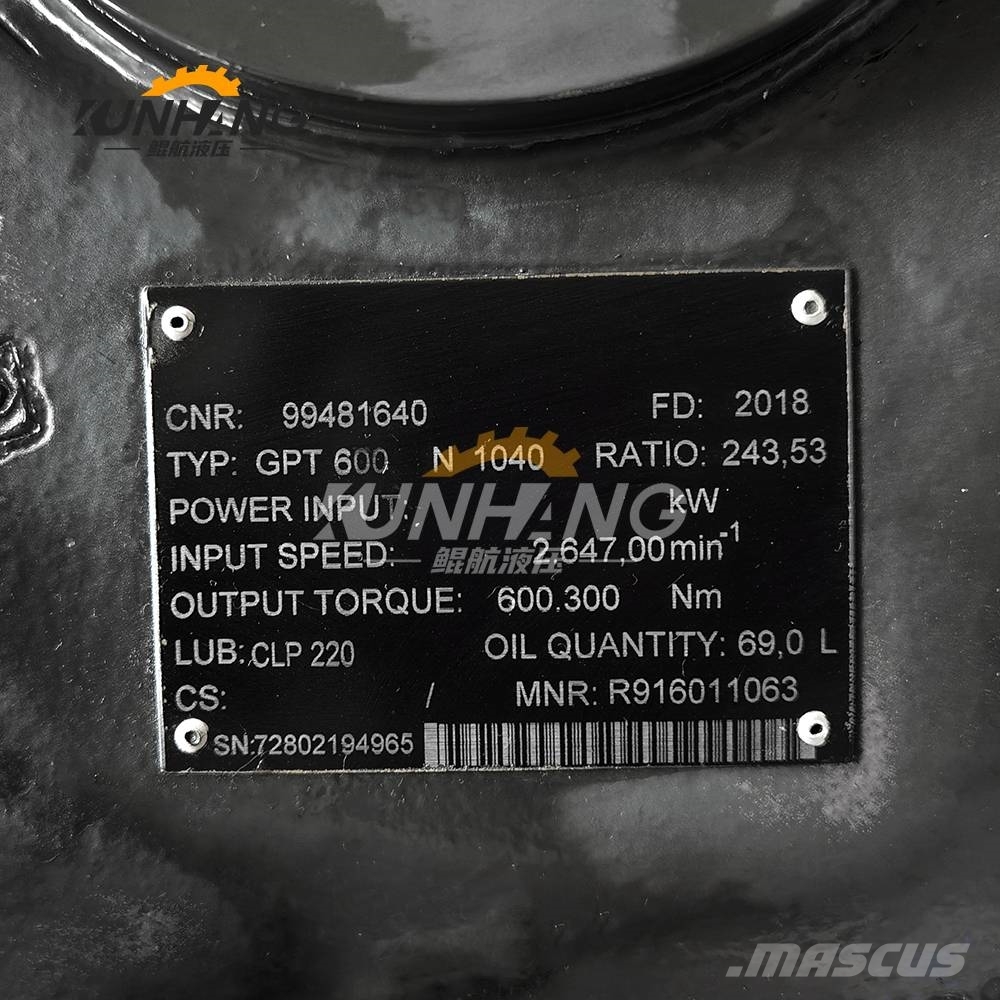 Komatsu PC 3000-6 Travel Gearbox 99481640 Travel Reducer Getriebe