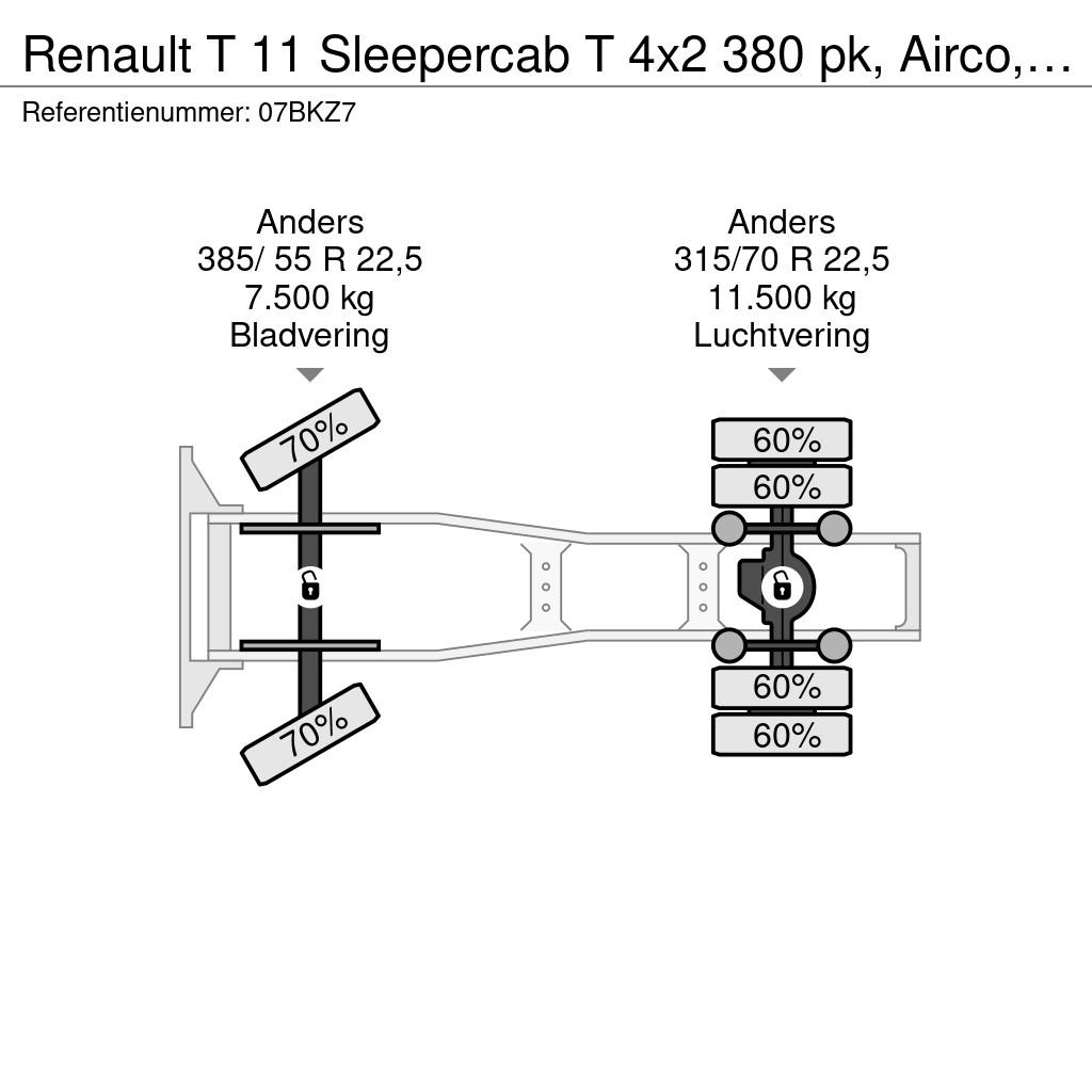 Renault T 11 Sleepercab T 4x2 380 pk, Airco, Euro 6 وحدات الجر