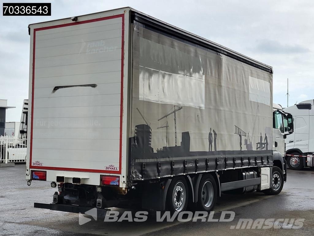 MAN TGS 26.400 6X2 Kooijaap Preparation Automatic Lift Curtainsider trucks
