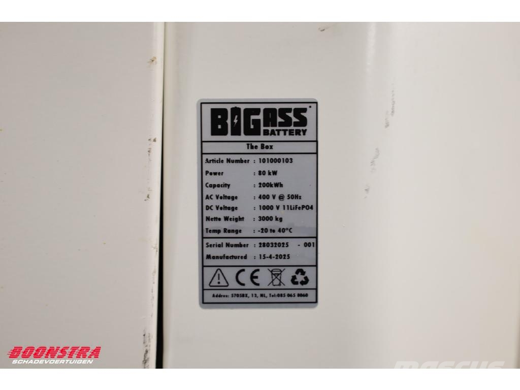  BigAss The Box Battery Pack GenSet 200kWh 80kW 400 Muud generaatorid