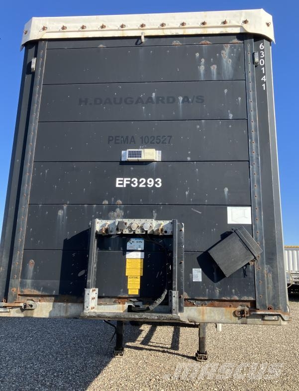 Norfrig Trailer Curtainsider Sliding Roof Straight نصف مقطورات بباب جانبي