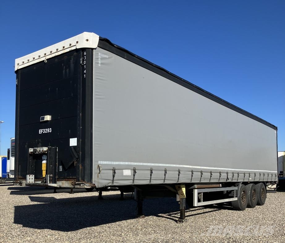 Norfrig Trailer Curtainsider Sliding Roof Straight نصف مقطورات بباب جانبي