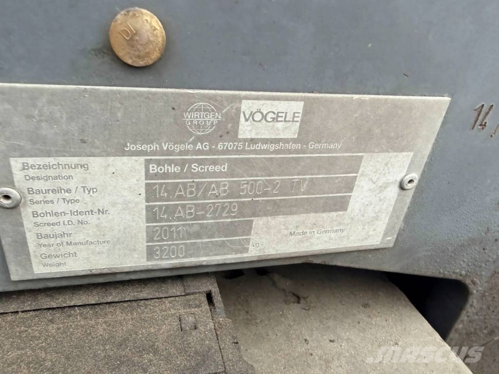 Vögele SUPER 1600-2 아스팔트 포장장비