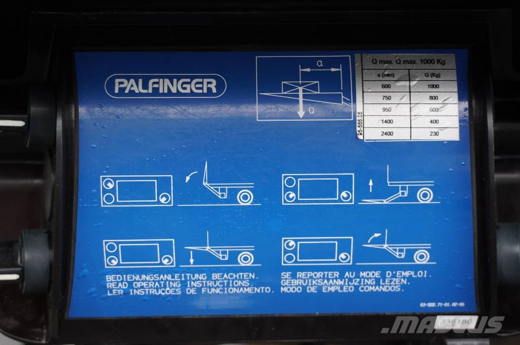 Mercedes-Benz Atego 816 E6 4x2 / container / 15 pallets Camiones caja cerrada