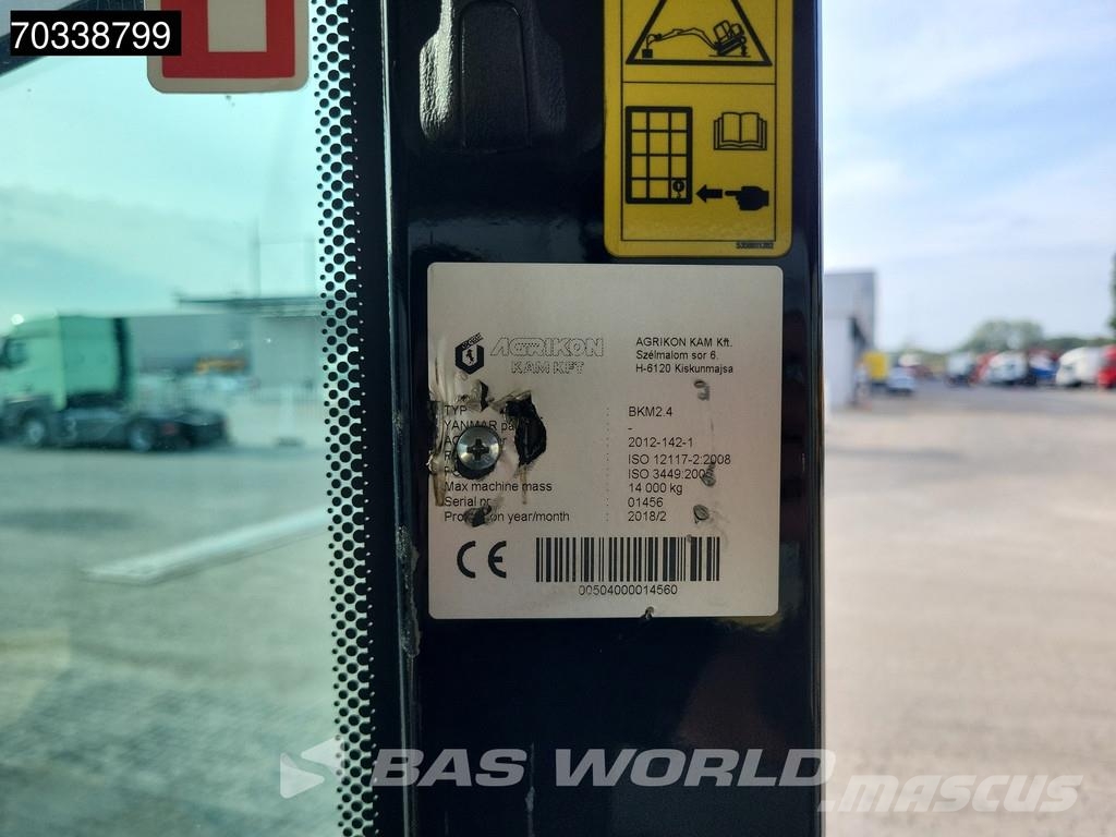 Yanmar SV85 Mini bageri <7t