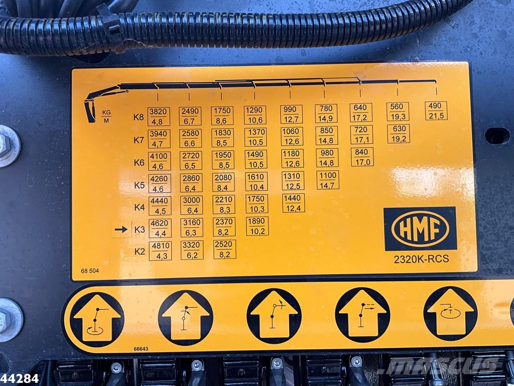DAF FAN XD 450 Euro 6 HMF 23 Tonmeter laadkraan Abrollkipper