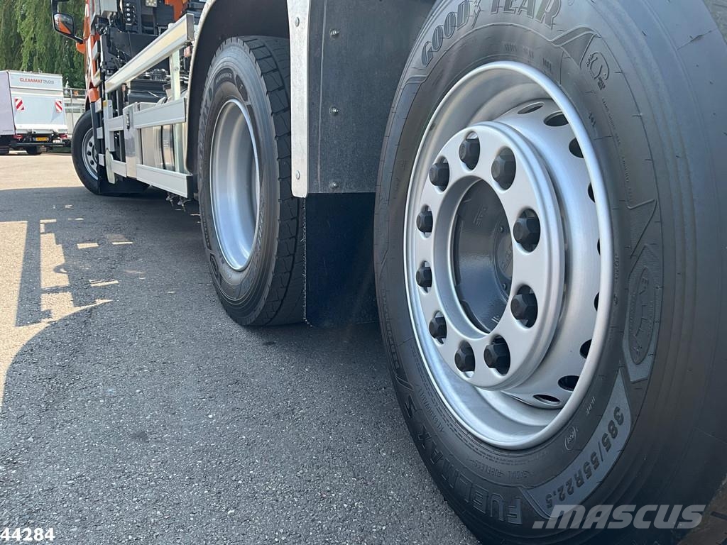 DAF FAN XD 450 Euro 6 HMF 23 Tonmeter laadkraan Abrollkipper
