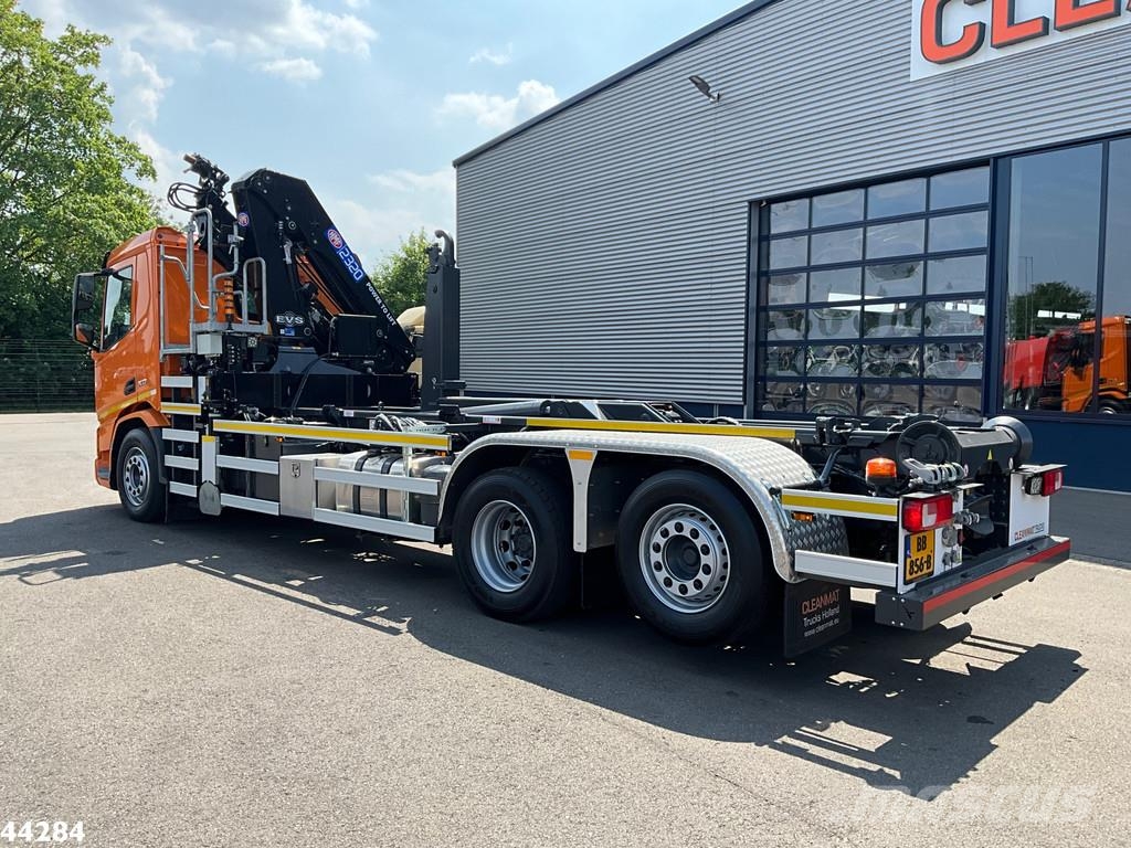 DAF FAN XD 450 Euro 6 HMF 23 Tonmeter laadkraan Abrollkipper
