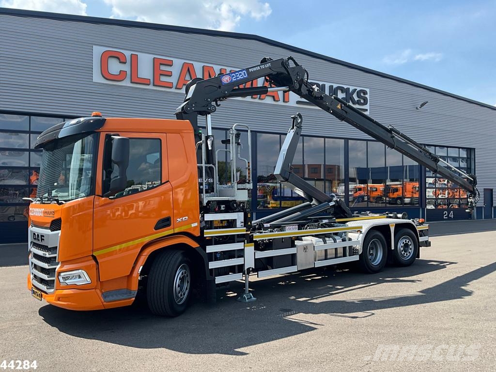 DAF FAN XD 450 Euro 6 HMF 23 Tonmeter laadkraan Abrollkipper