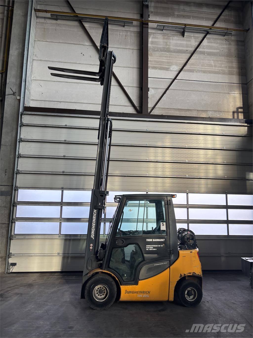 Jungheinrich TFG 425 S Triplex 5.000 mm Gāzes autoiekrāvēji (LPG)