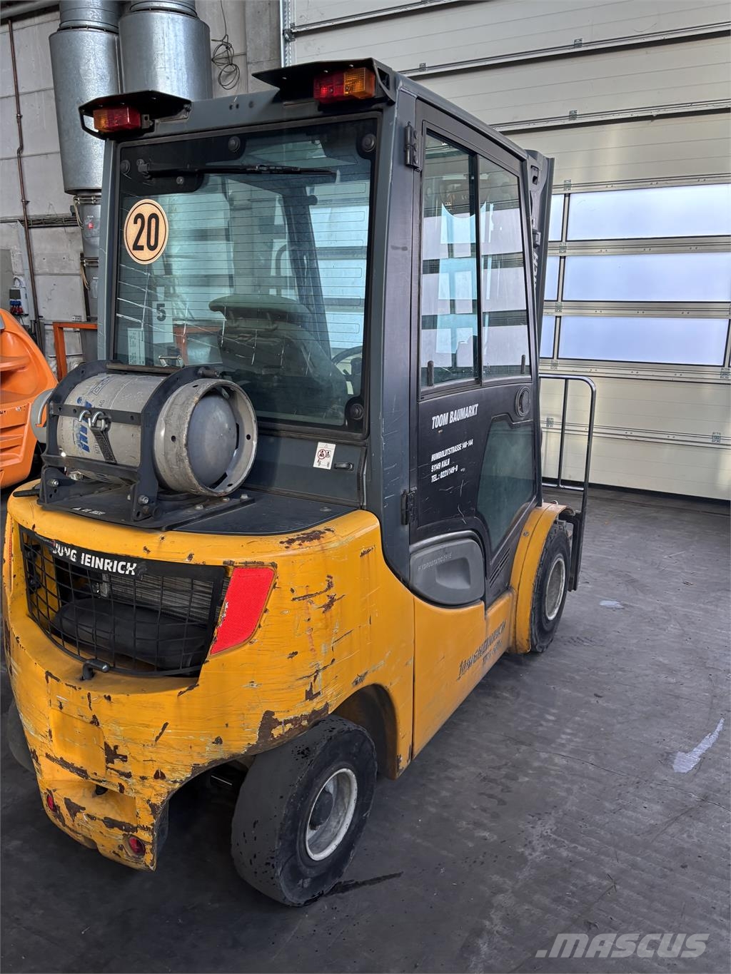Jungheinrich TFG 425 S Triplex 5.000 mm Gāzes autoiekrāvēji (LPG)