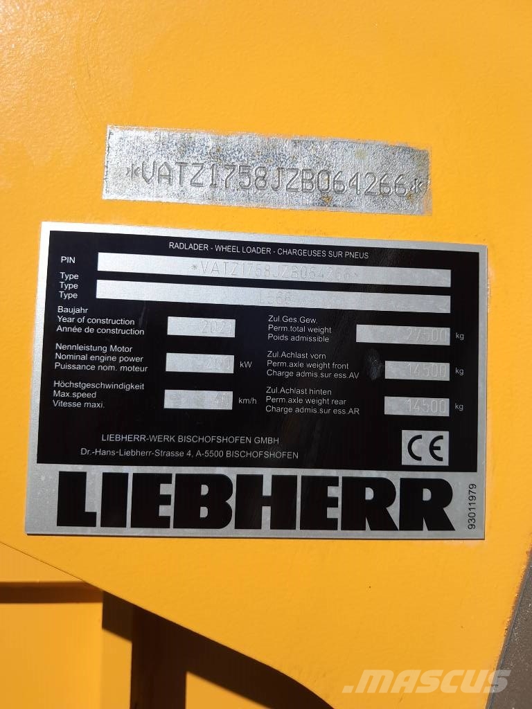 Liebherr L 566 X-Power L 576 580 586 CAT Kolesni nakladalci