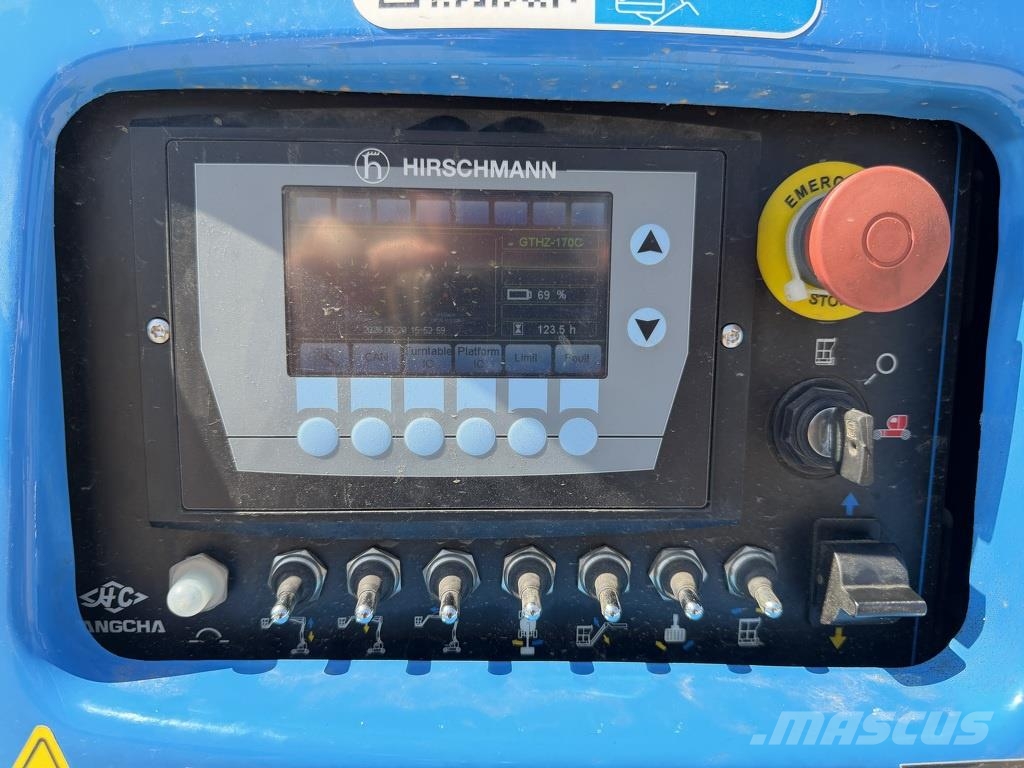Hangcha GTHZ170C elektrische kniktelescoophoogwerker BJ 23 Strēles pacēlāji