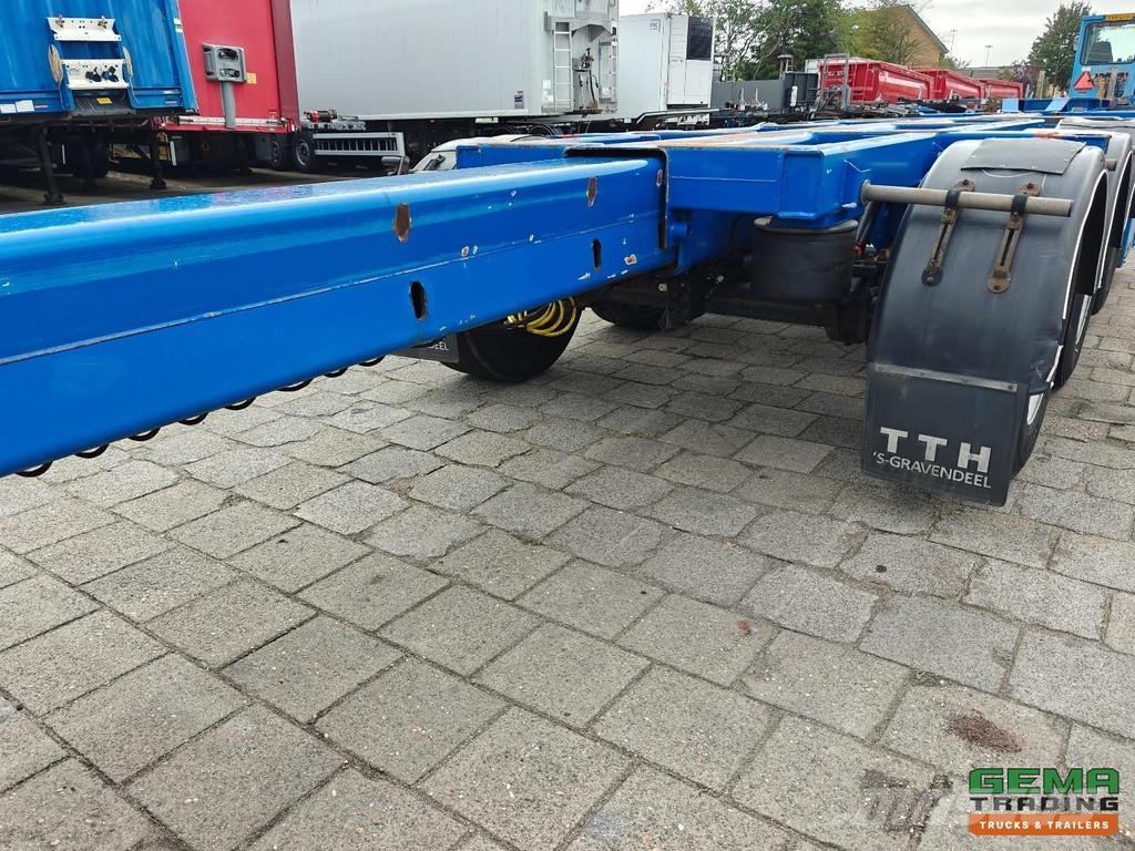 Pacton T3-010 Multi - All Connections - GENSET - Lift Axl Kontejnerske polprikolice