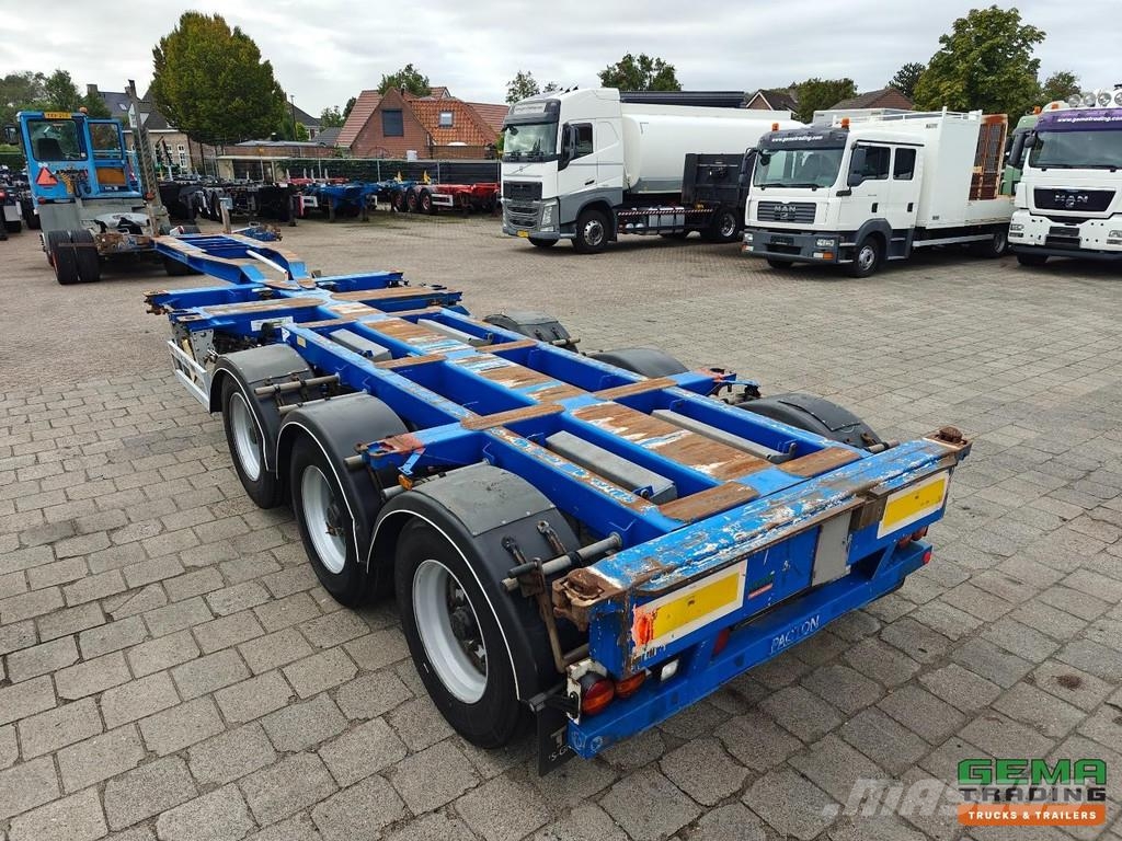 Pacton T3-010 Multi - All Connections - GENSET - Lift Axl Kontejnerske polprikolice