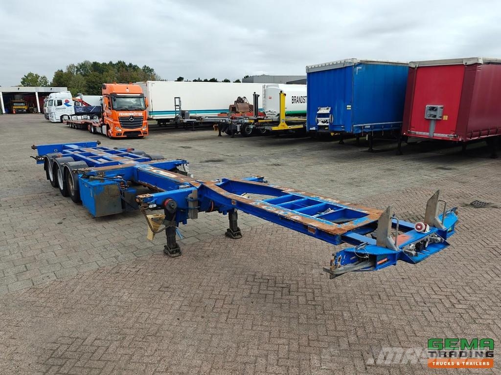 Pacton T3-010 Multi - All Connections - GENSET - Lift Axl Kontejnerske polprikolice