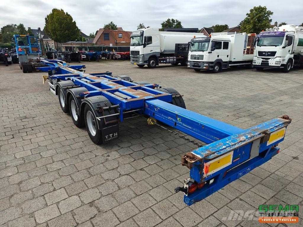 Pacton T3-010 Multi - All Connections - GENSET - Lift Axl Kontejnerske polprikolice