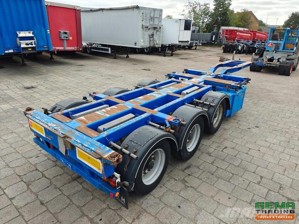 Pacton T3-010 Multi - All Connections - GENSET - Lift Axl Kontejnerske polprikolice