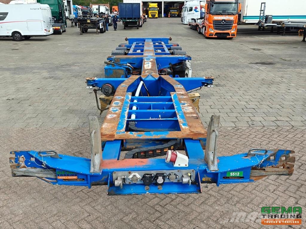 Pacton T3-010 Multi - All Connections - GENSET - Lift Axl Kontejnerske polprikolice