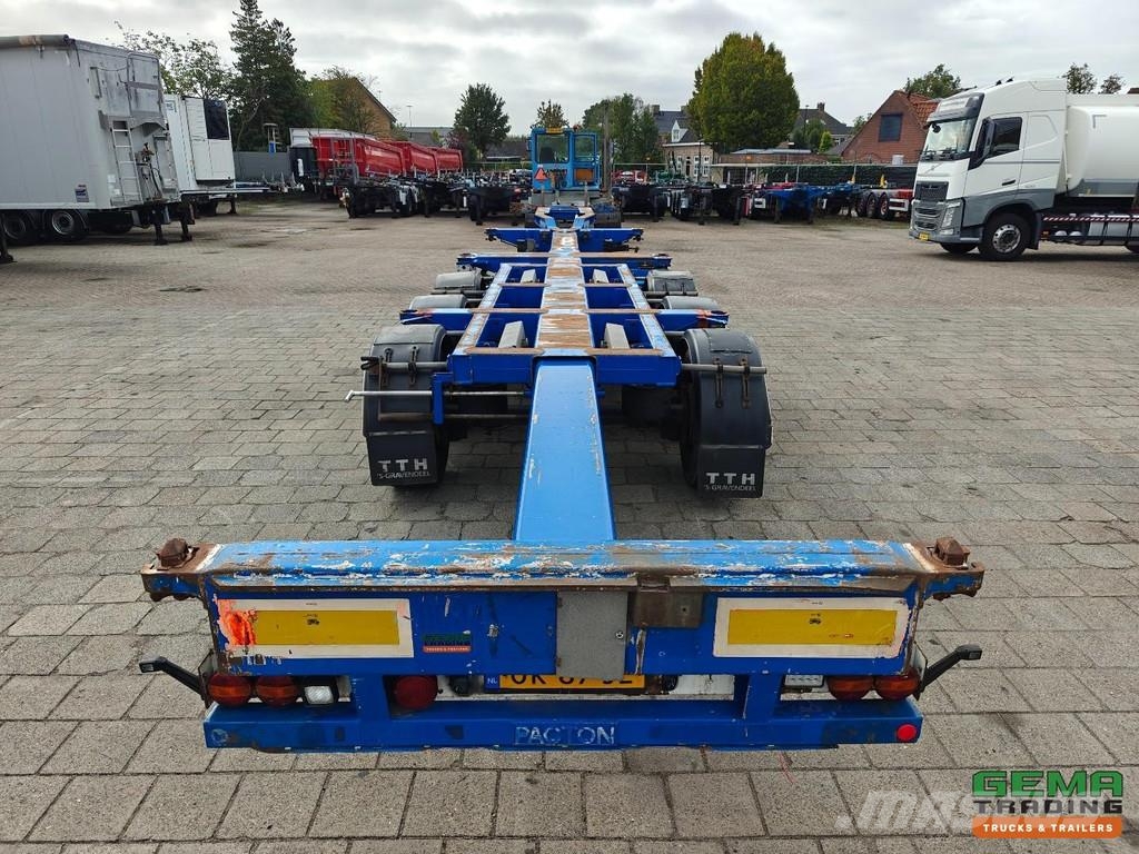 Pacton T3-010 Multi - All Connections - GENSET - Lift Axl Kontejnerske polprikolice
