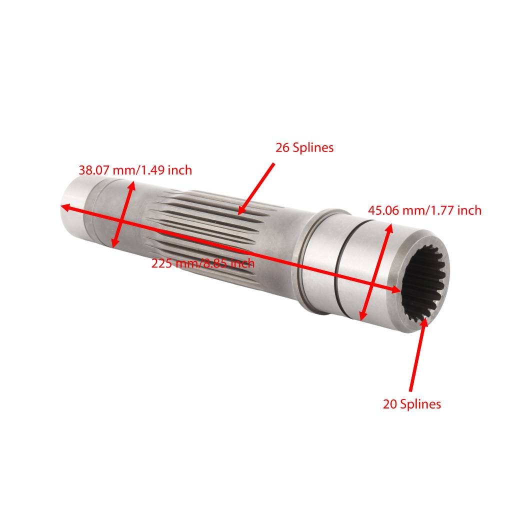 Hitachi Swing Motor Shaft 20IS/26ES/225L 2049166 Transmissão