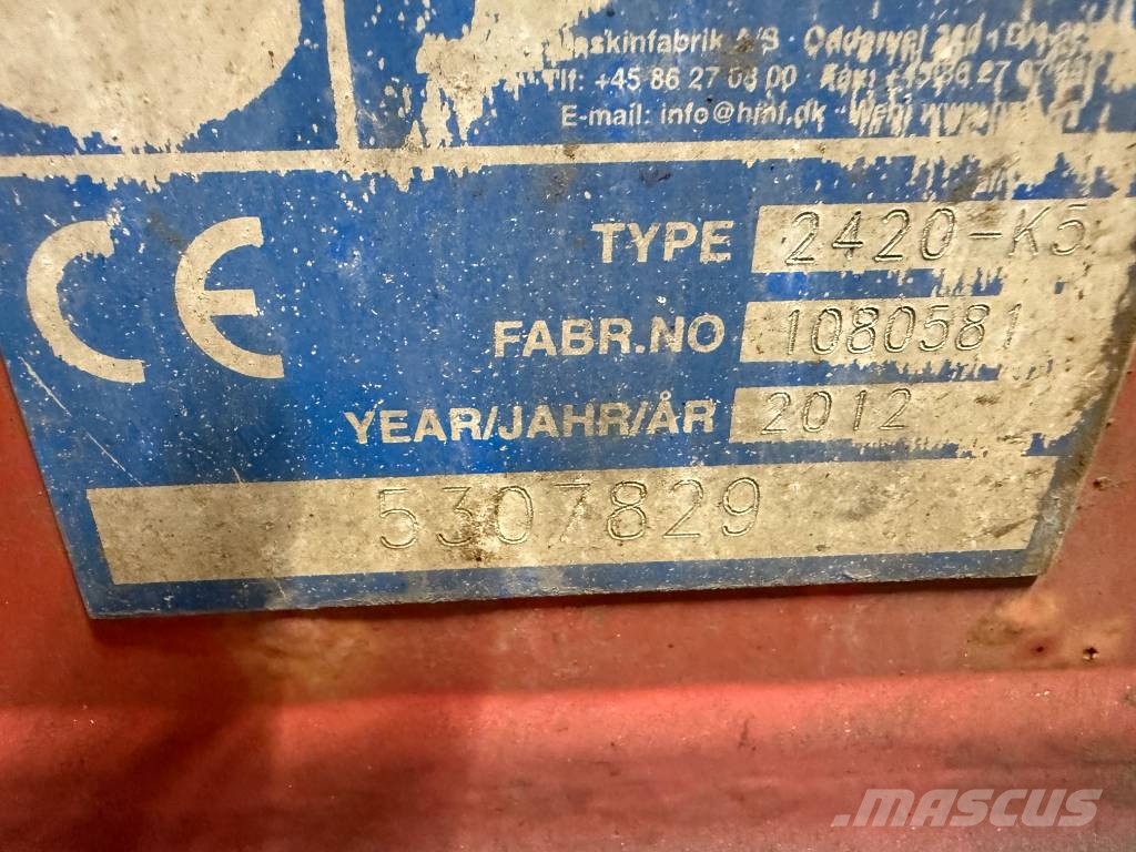 HMF 2420 k5 Kran m. Fjernbrtjening Styckegodskranar