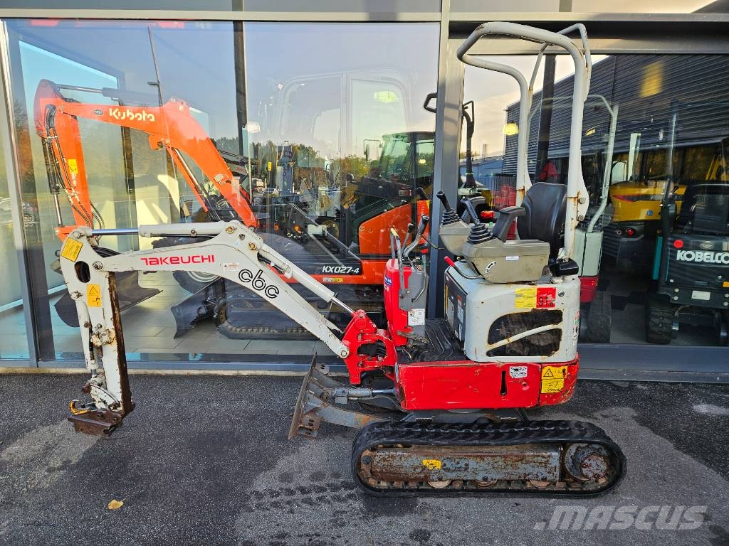 Takeuchi TB 210 R Mini kotrók < 7t