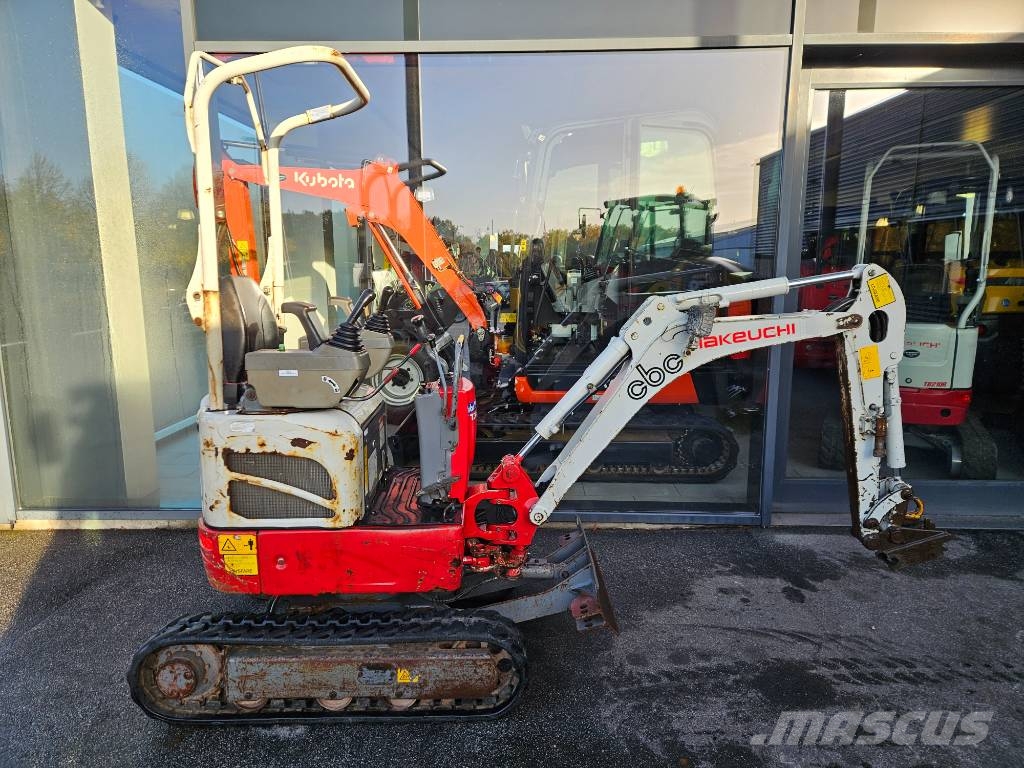 Takeuchi TB 210 R Mini kotrók < 7t
