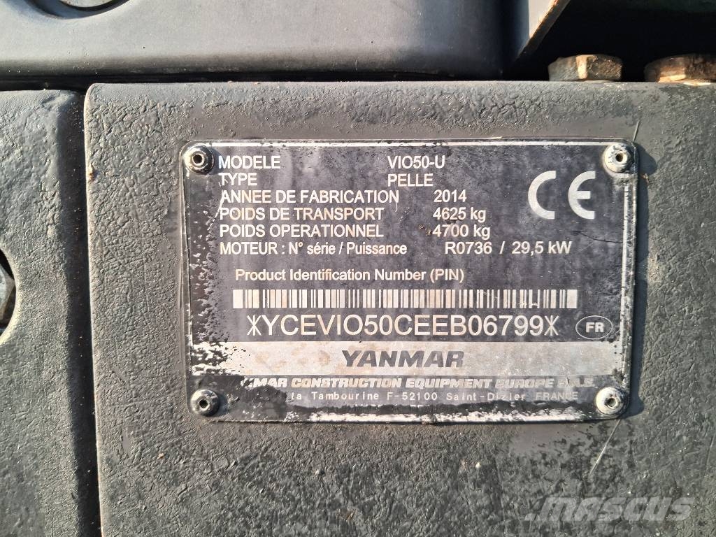 Yanmar Vio 50 U Mini bageri < 7t