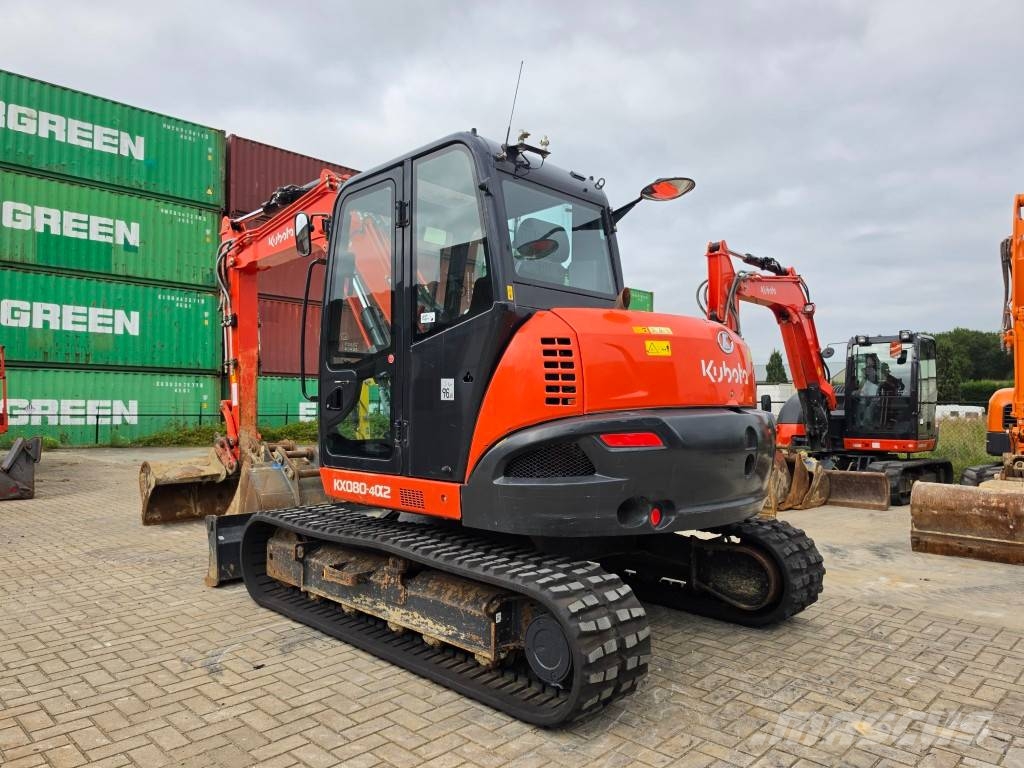 Kubota KX 080-4a2 Midi excavators  7t - 12t