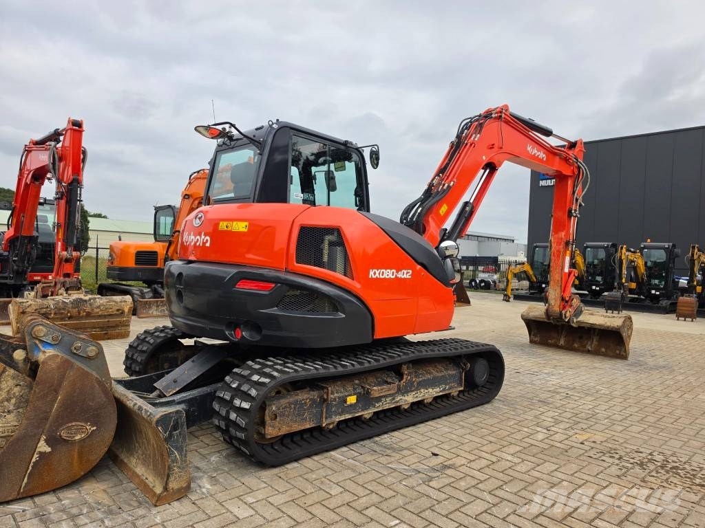 Kubota KX 080-4a2 Midi excavators  7t - 12t