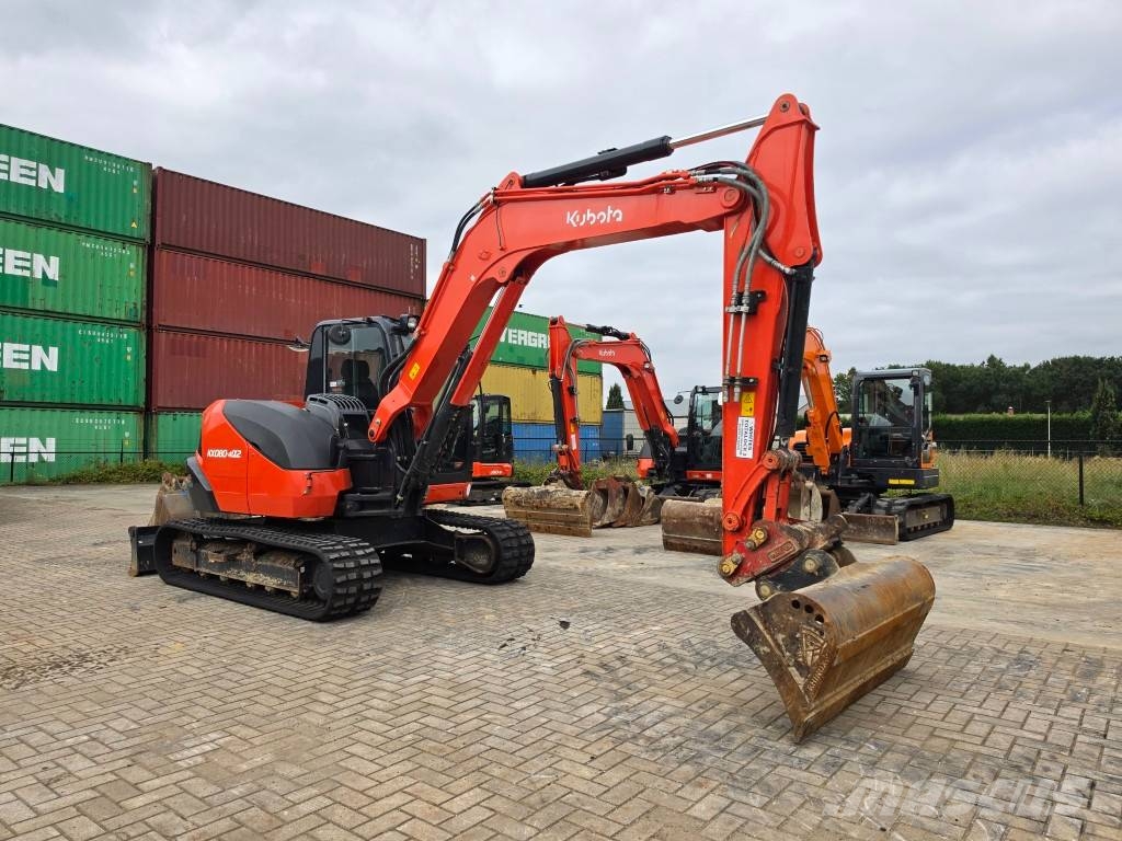 Kubota KX 080-4a2 Midi excavators  7t - 12t