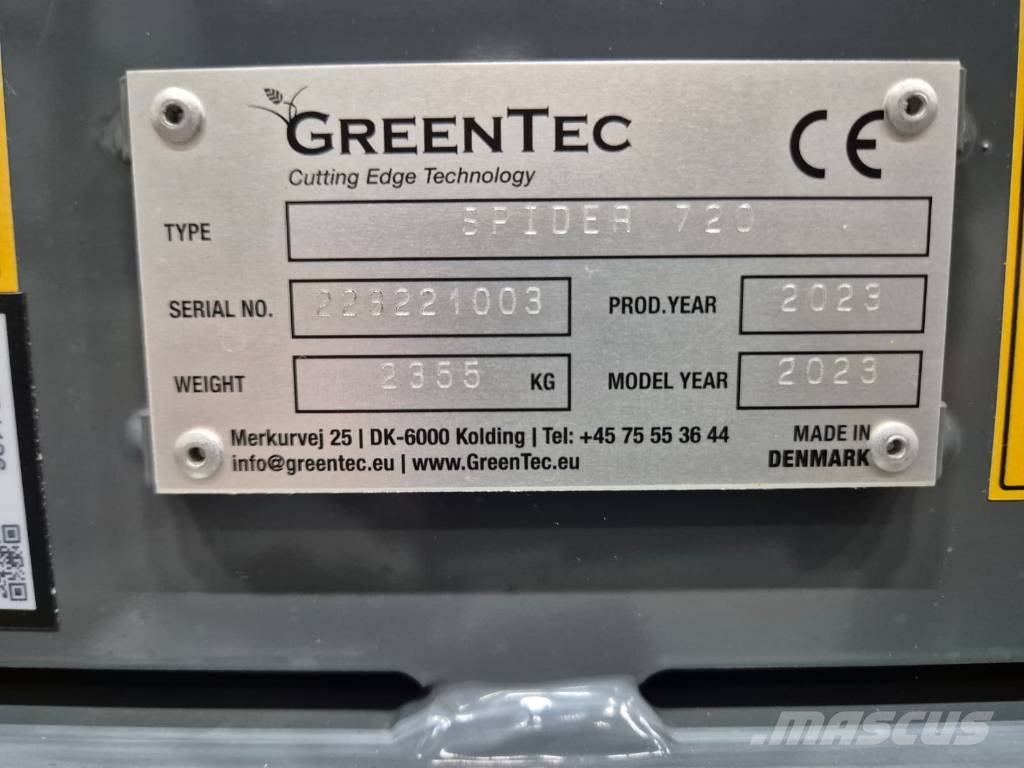 Greentec Spider 720 plus (front mounted) ماكينات تشذيب الأشجار