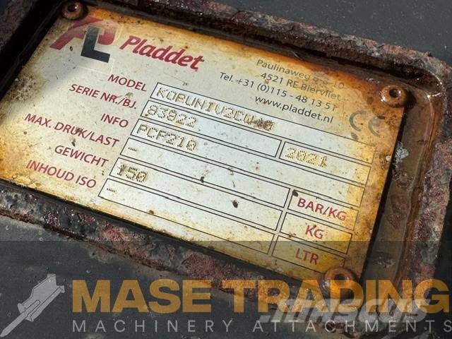 Pladdet PCP210 | Trilblok | CW30 | 635KG | 16 - 22 Ton Vibratory pile drivers