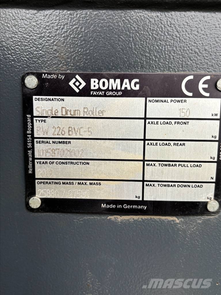 Bomag BW 226 BVC-5 Single drum rollers