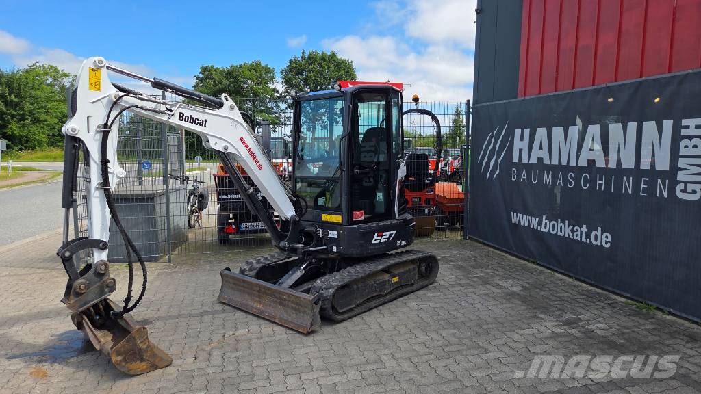 Bobcat E27 حفارات صغيرة أقل من 7 طن (حفارات صغيرة)