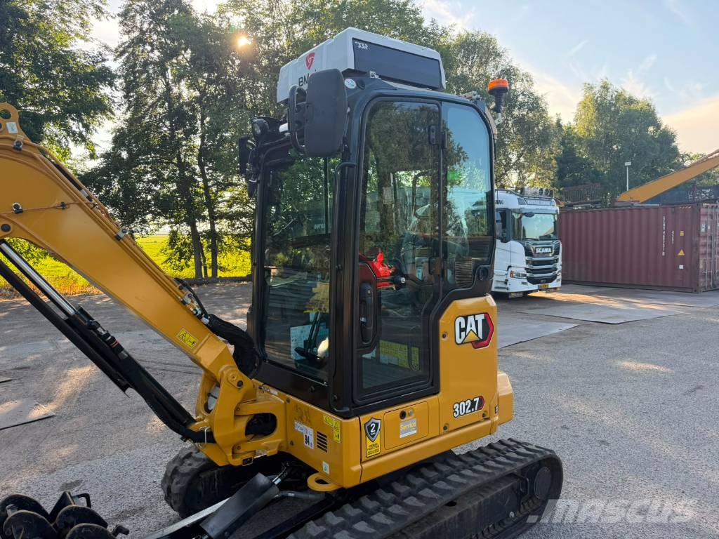CAT 302.7 CR - pressure cabin! Mini ekskavatoriai < 7 t