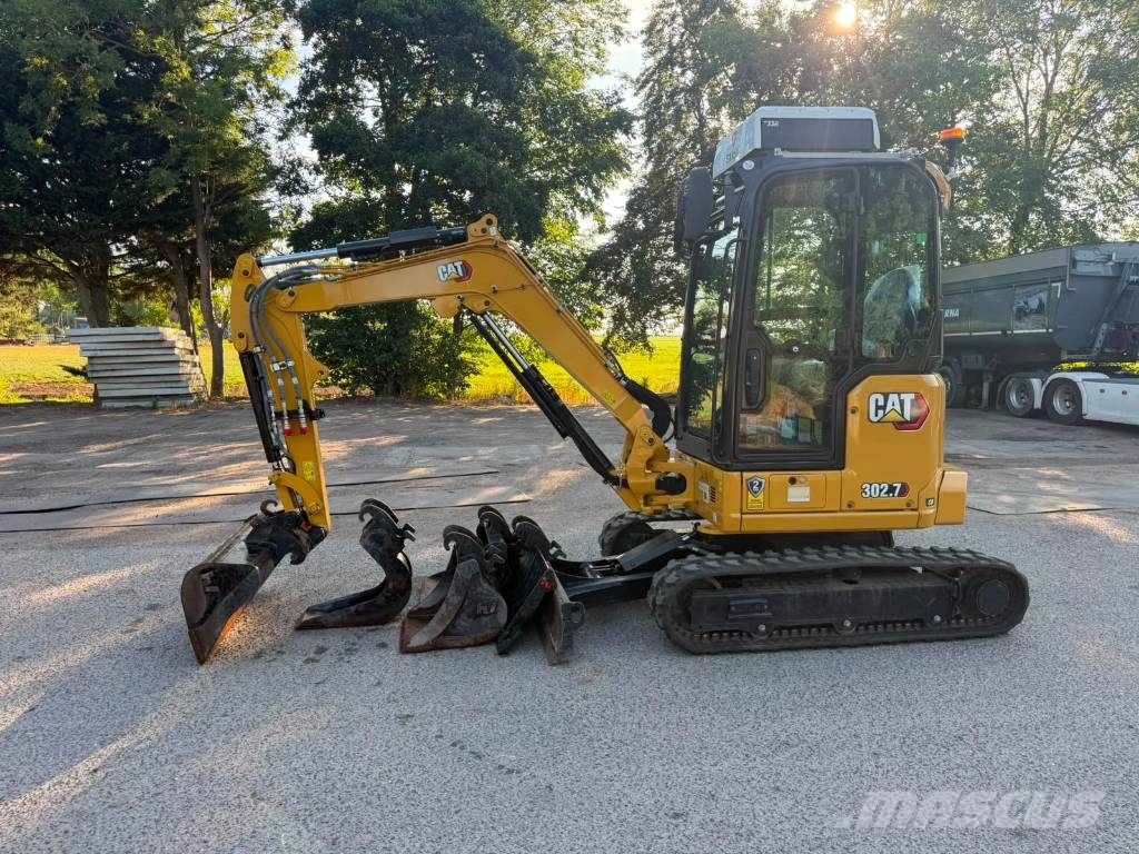 CAT 302.7 CR - pressure cabin! Mini ekskavatoriai < 7 t