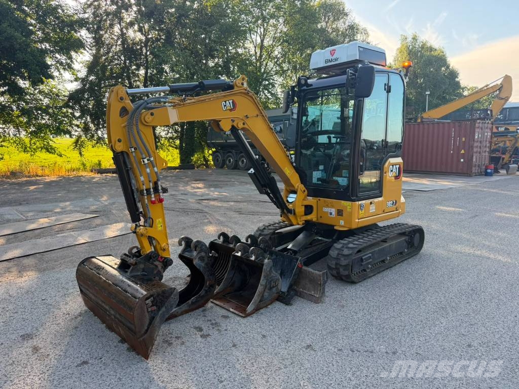 CAT 302.7 CR - pressure cabin! Mini ekskavatoriai < 7 t