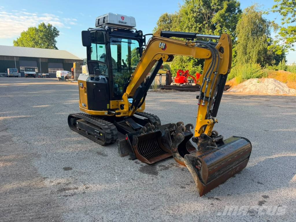 CAT 302.7 CR - pressure cabin! Mini ekskavatoriai < 7 t